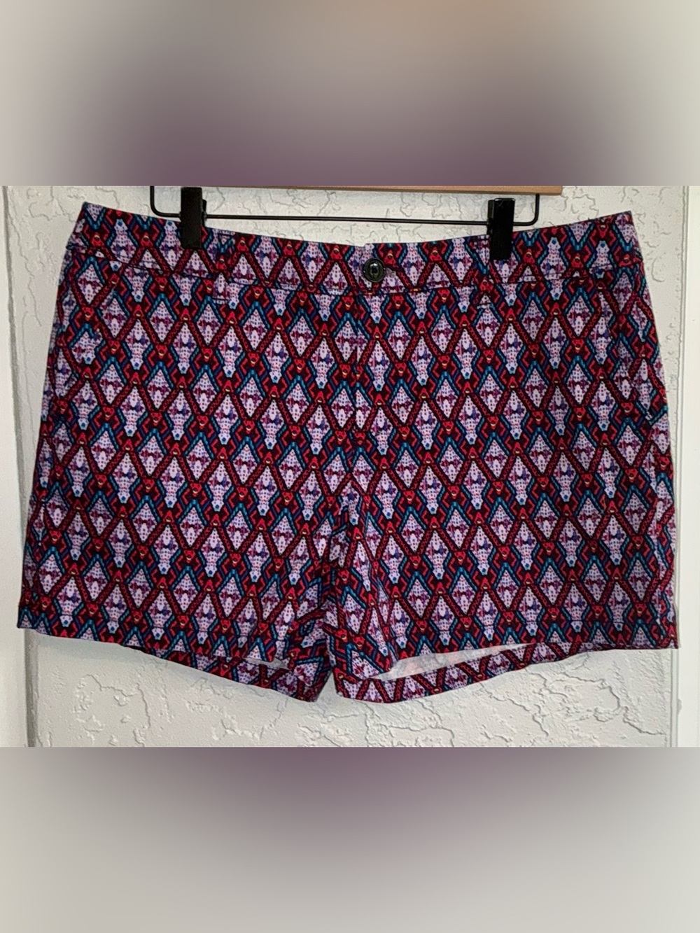 Liz Claiborne Shorts Women's Aztec Retro Hip Mid Rise